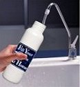 A high quality solid block activated carbon filtration enables you to fill your own disposable bottle and save.